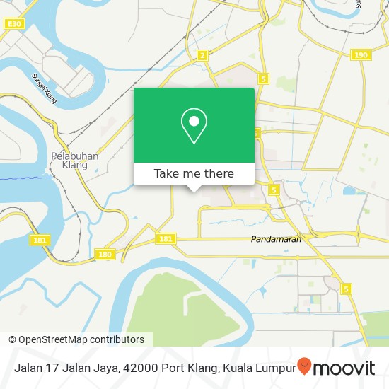 Jalan 17 Jalan Jaya, 42000 Port Klang map