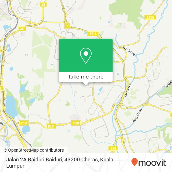 Jalan 2A Baiduri Baiduri, 43200 Cheras map