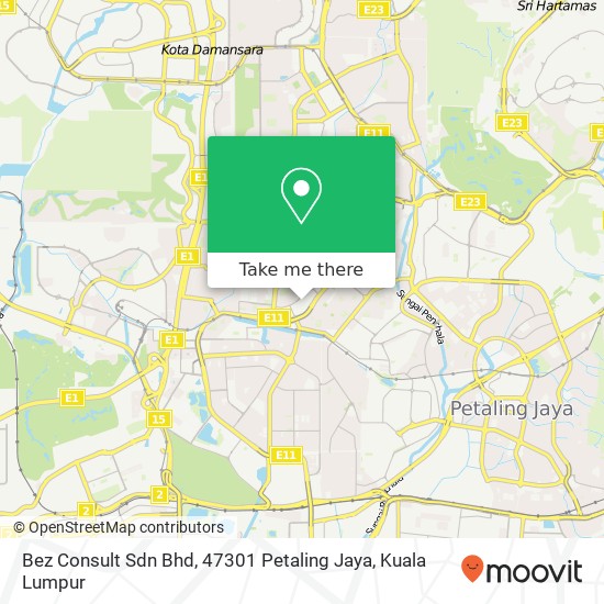 Peta Bez Consult Sdn Bhd, 47301 Petaling Jaya