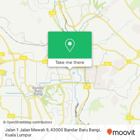 Jalan 1 Jalan Mewah 9, 43000 Bandar Baru Bangi map