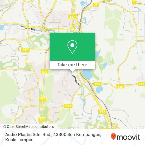 Audio Plastic Sdn. Bhd., 43300 Seri Kembangan map