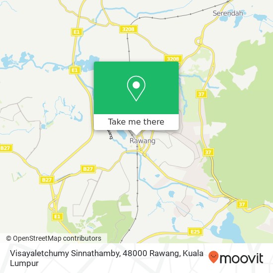 Visayaletchumy Sinnathamby, 48000 Rawang map