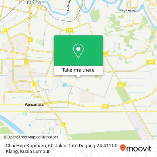 Chai Huo Kopitiam, 60 Jalan Dato Dagang 24 41200 Klang map