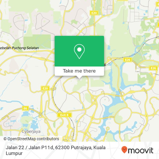 Jalan 22 / Jalan P11d, 62300 Putrajaya map