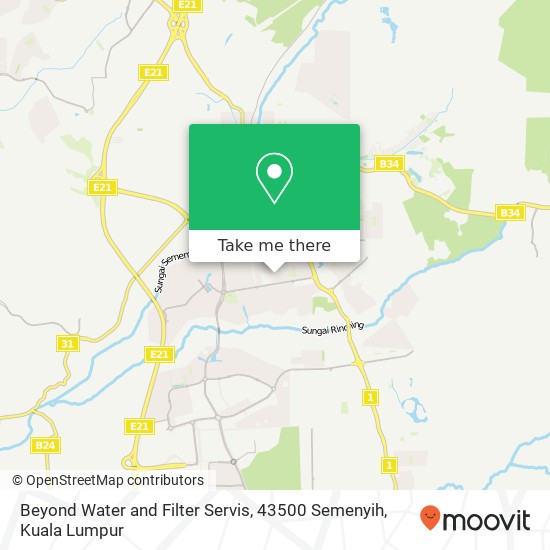 Beyond Water and Filter Servis, 43500 Semenyih map