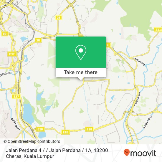 Jalan Perdana 4 / / Jalan Perdana / 1A, 43200 Cheras map