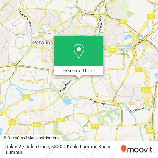 Jalan 2 / Jalan Puch, 58200 Kuala Lumpur map