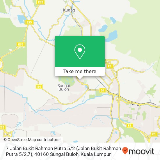 Peta 7 Jalan Bukit Rahman Putra 5 / 2 (Jalan Bukit Rahman Putra 5 / 2,7), 40160 Sungai Buloh