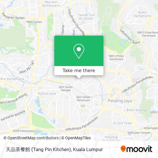 天品茶餐館 (Tang Pin Kitchen) map