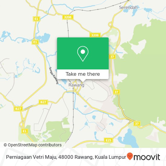 Perniagaan Vetri Maju, 48000 Rawang map