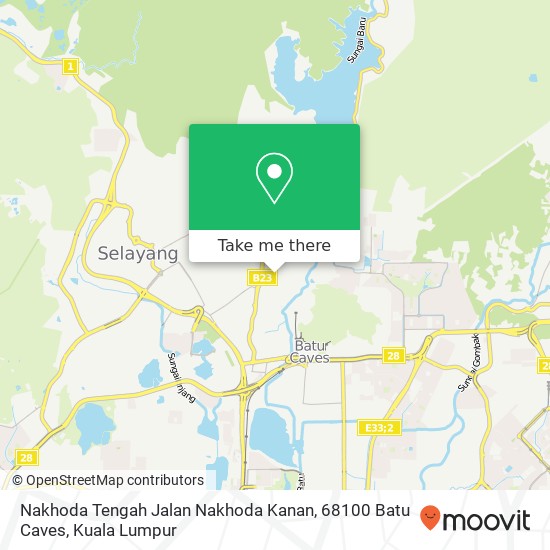 Nakhoda Tengah Jalan Nakhoda Kanan, 68100 Batu Caves map