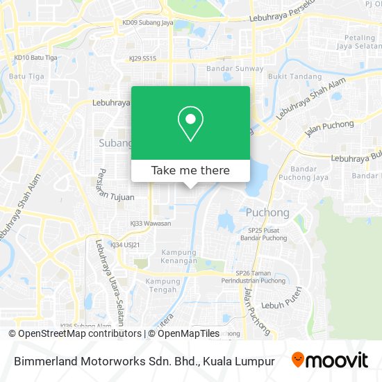 Bimmerland Motorworks Sdn. Bhd. map