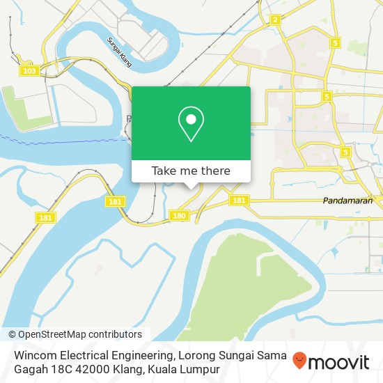 Wincom Electrical Engineering, Lorong Sungai Sama Gagah 18C 42000 Klang map