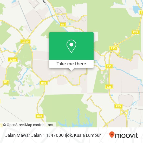 Jalan Mawar Jalan 1 1, 47000 Ijok map