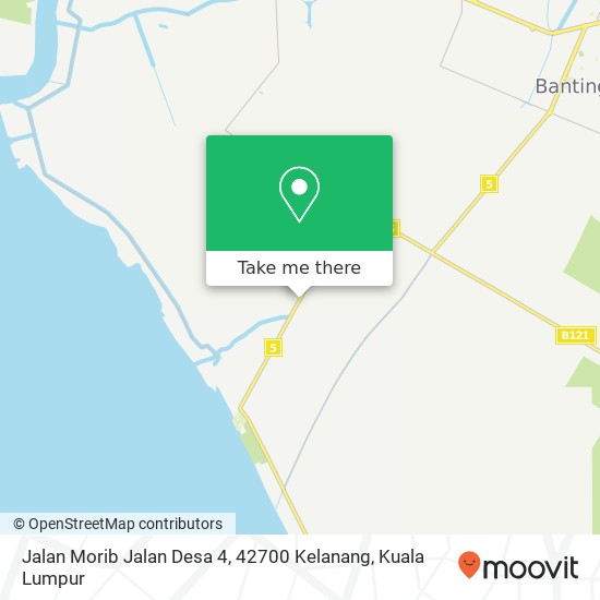 Jalan Morib Jalan Desa 4, 42700 Kelanang map