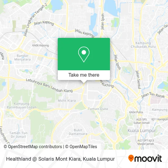Healthland @ Solaris Mont Kiara map