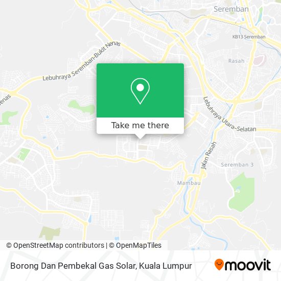 Peta Borong Dan Pembekal Gas Solar