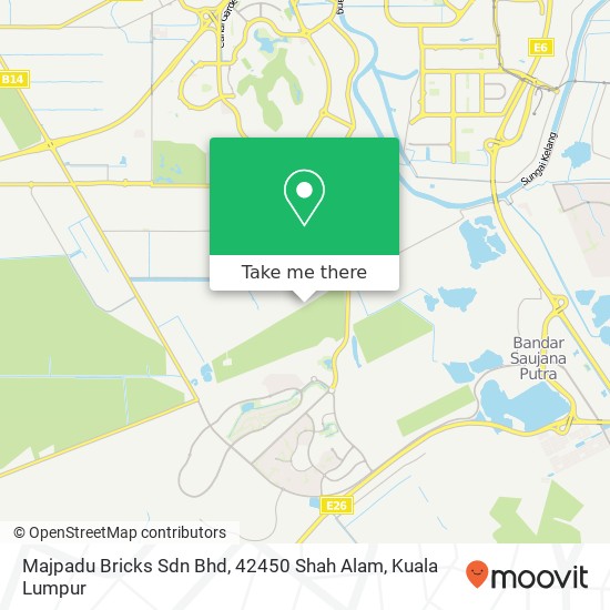 Majpadu Bricks Sdn Bhd, 42450 Shah Alam map