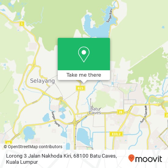 Lorong 3 Jalan Nakhoda Kiri, 68100 Batu Caves map