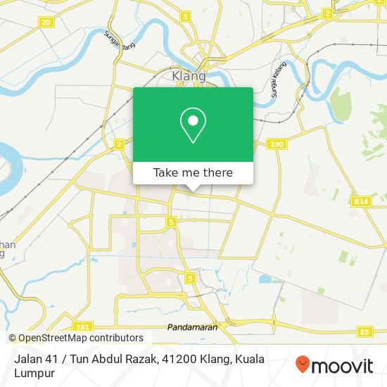 Peta Jalan 41 / Tun Abdul Razak, 41200 Klang