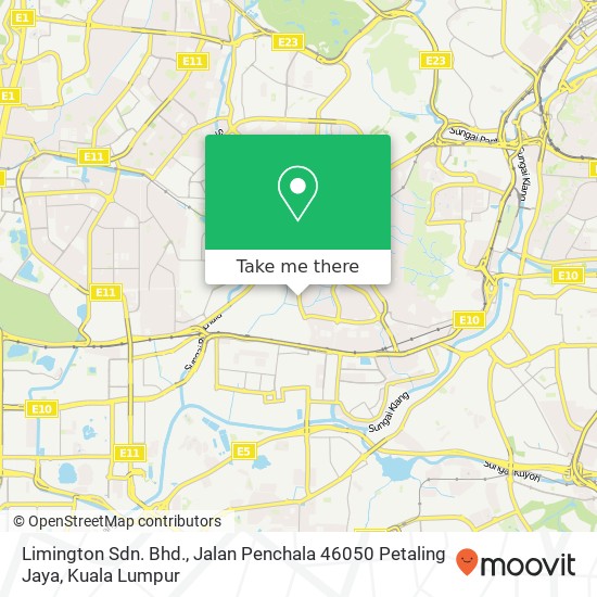 Limington Sdn. Bhd., Jalan Penchala 46050 Petaling Jaya map