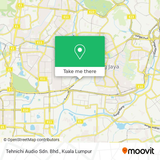 Tehnichi Audio Sdn. Bhd. map