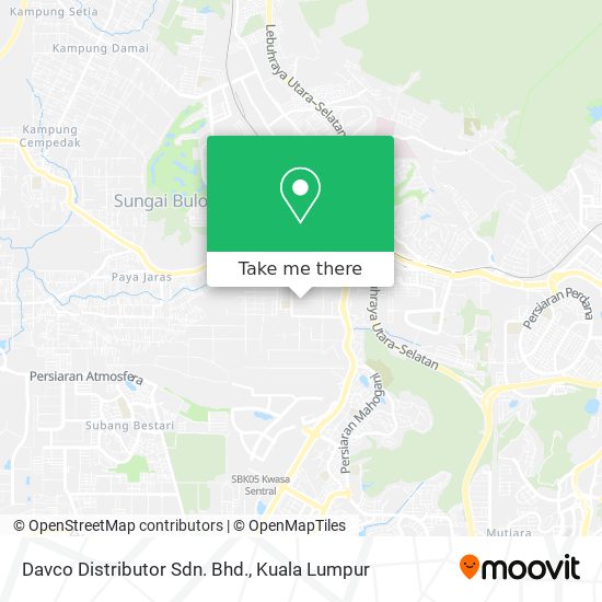 Davco Distributor Sdn. Bhd. map