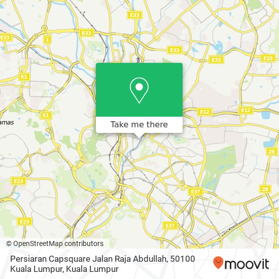 Persiaran Capsquare Jalan Raja Abdullah, 50100 Kuala Lumpur map