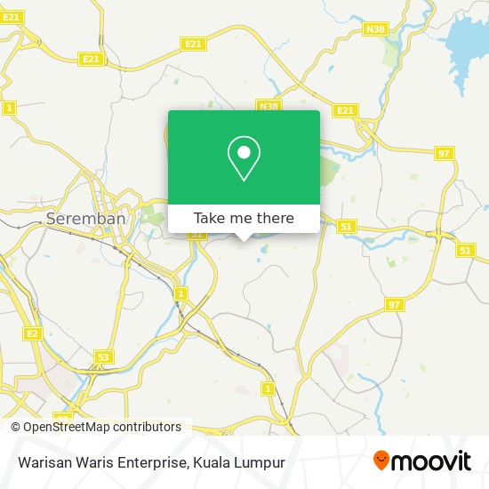 Warisan Waris Enterprise map
