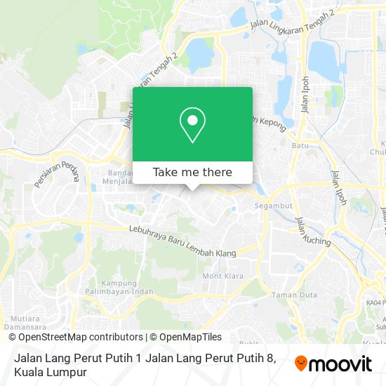 Jalan Lang Perut Putih 1 Jalan Lang Perut Putih 8 map