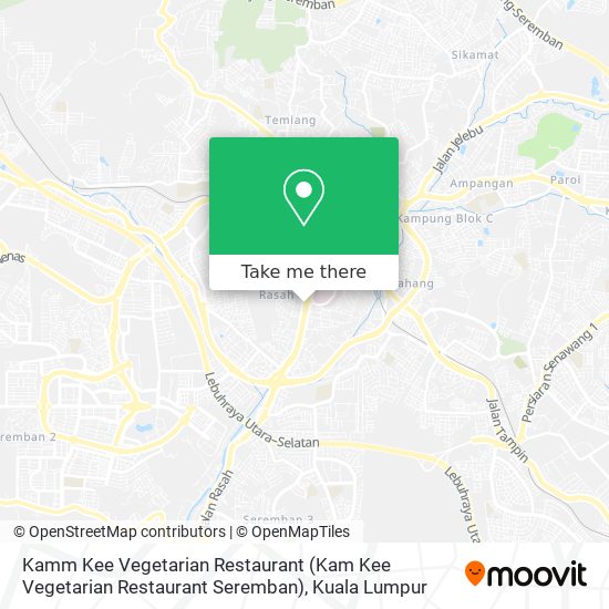 Kamm Kee Vegetarian Restaurant (Kam Kee Vegetarian Restaurant Seremban) map