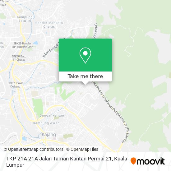 TKP 21A 21A Jalan Taman Kantan Permai 21 map