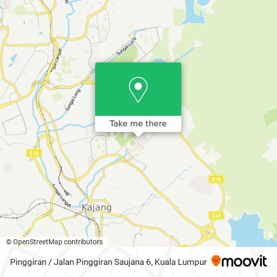 Peta Pinggiran / Jalan Pinggiran Saujana 6