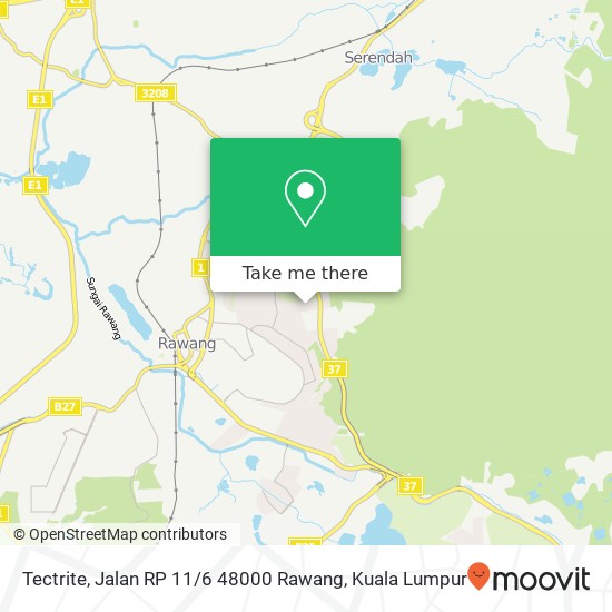 Tectrite, Jalan RP 11 / 6 48000 Rawang map