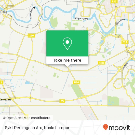 Sykt Perniagaan Aru map