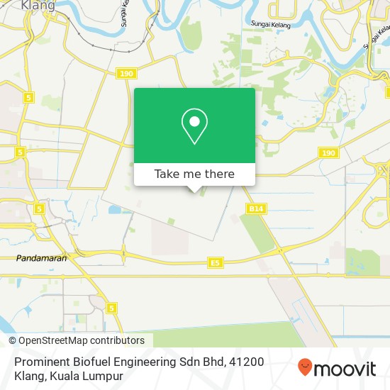Prominent Biofuel Engineering Sdn Bhd, 41200 Klang map