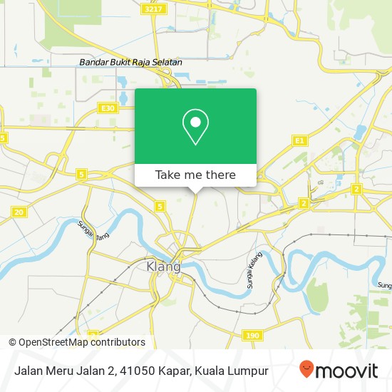 Jalan Meru Jalan 2, 41050 Kapar map