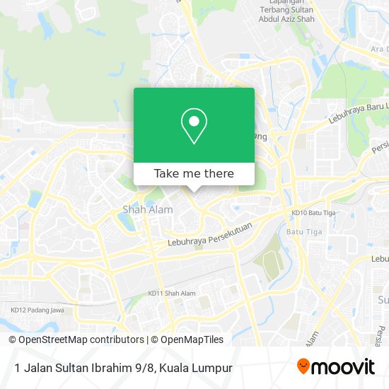 1 Jalan Sultan Ibrahim 9/8 map