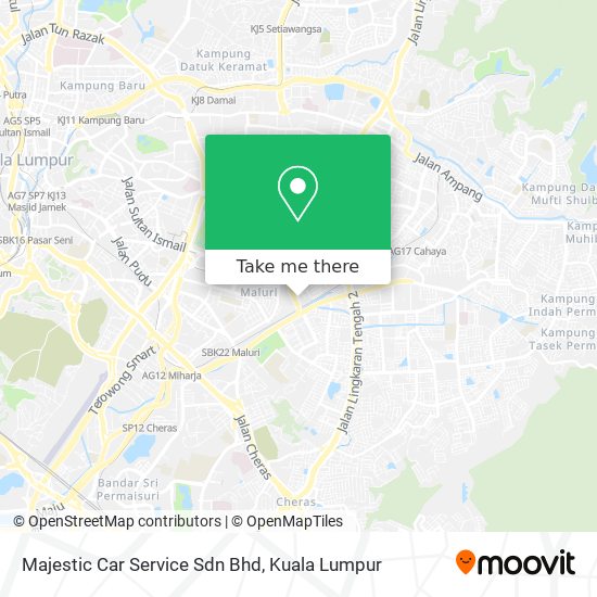 Peta Majestic Car Service Sdn Bhd