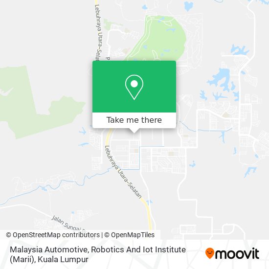 Malaysia Automotive, Robotics And Iot Institute (Marii) map