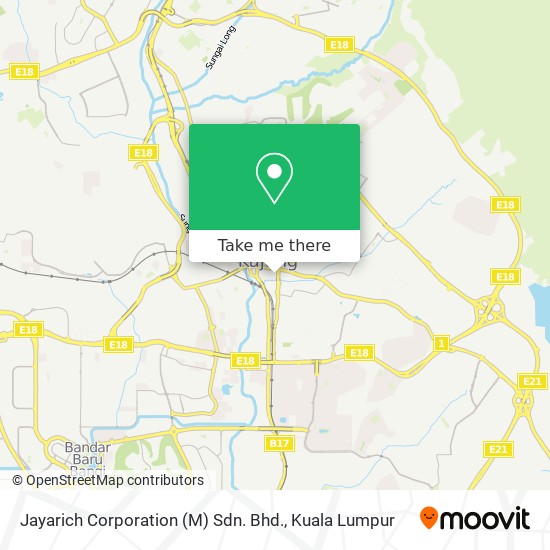 Jayarich Corporation (M) Sdn. Bhd. map