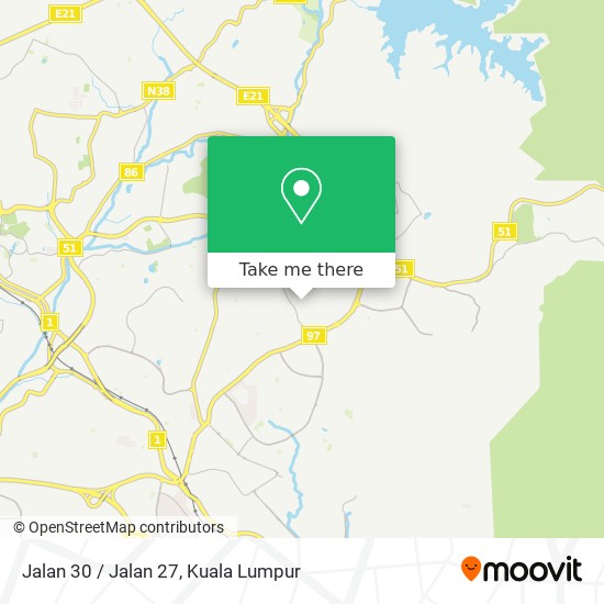 Jalan 30 / Jalan 27 map