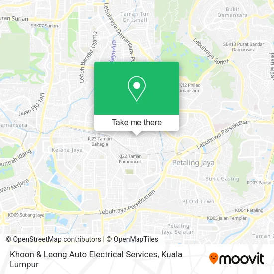 Khoon & Leong Auto Electrical Services map