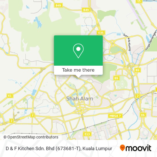 D & F Kitchen Sdn. Bhd (673681-T) map