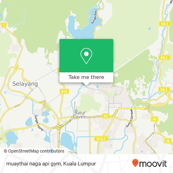 muaythai naga api gym map