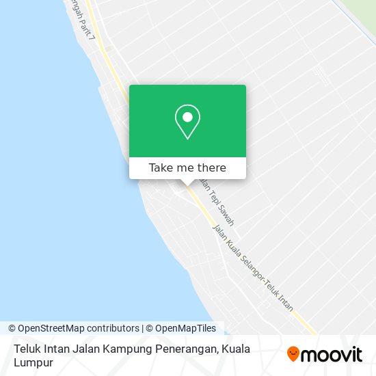 Teluk Intan Jalan Kampung Penerangan map