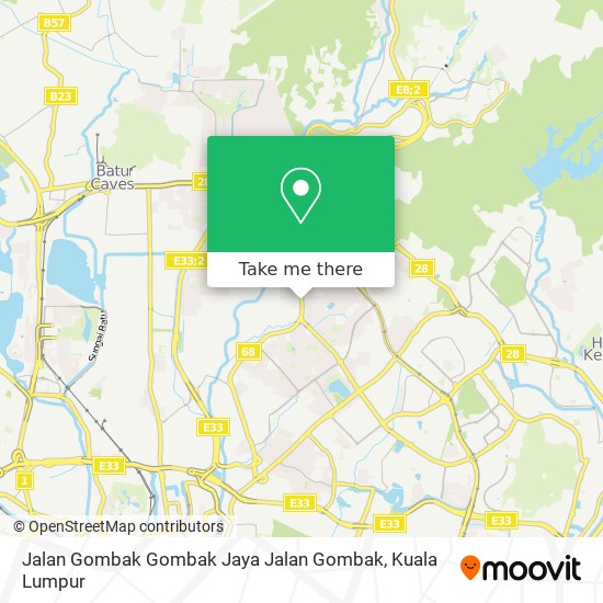 Peta Jalan Gombak Gombak Jaya Jalan Gombak