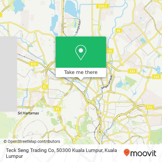 Peta Teck Seng Trading Co, 50300 Kuala Lumpur