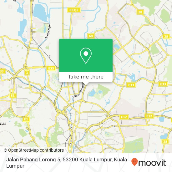 Jalan Pahang Lorong 5, 53200 Kuala Lumpur map