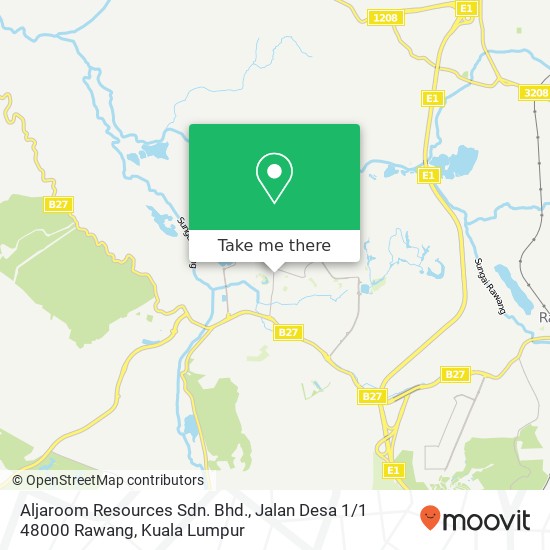 Aljaroom Resources Sdn. Bhd., Jalan Desa 1 / 1 48000 Rawang map